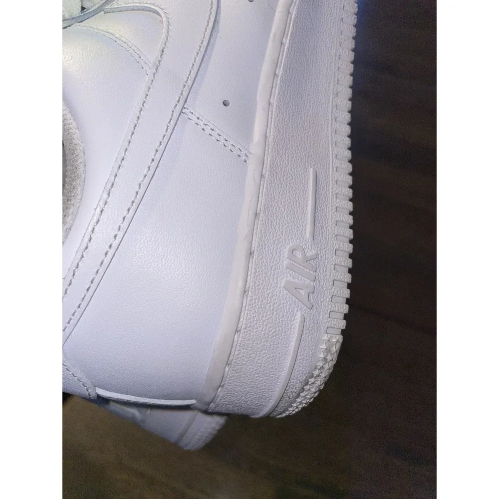 Nike Air Force 1 Low Top Sneakers Mens 8.5 White Shoes CW2288-111